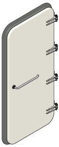 Puerta Acero Watertight 4,5m
