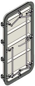 Puerta Aluminio Watertight 4,5m