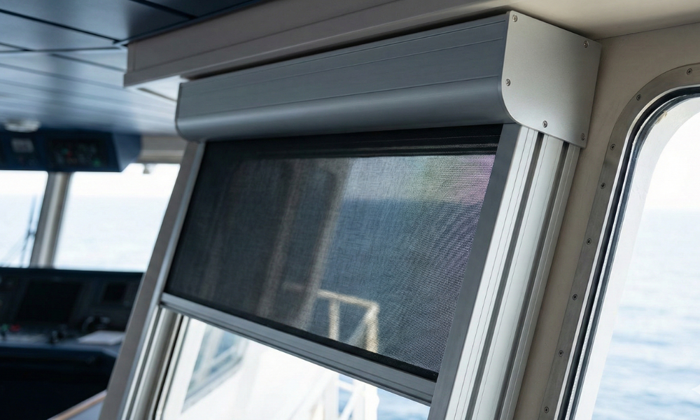 Pantallas Solares Navales: Seguridad en la Navegación y Rechazo Térmico en el Puente de Mando 1 Pantallas solares navales