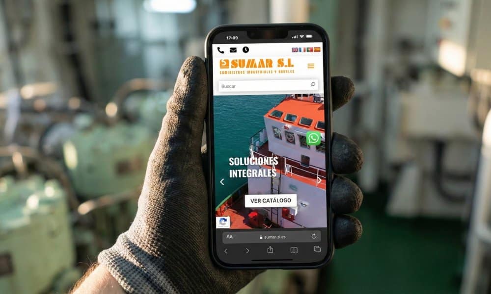 Bienvenidos a la nueva web de SUMAR S.L.: Tu nuevo portal técnico de soluciones industriales y navales 21 Nueva web