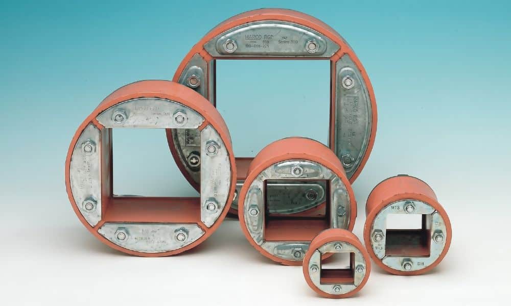 Pasamuro de sellado circular RGP: Máxima seguridad y estanqueidad para instalaciones de cables y tuberías 3 Pasamuro de sellado circular