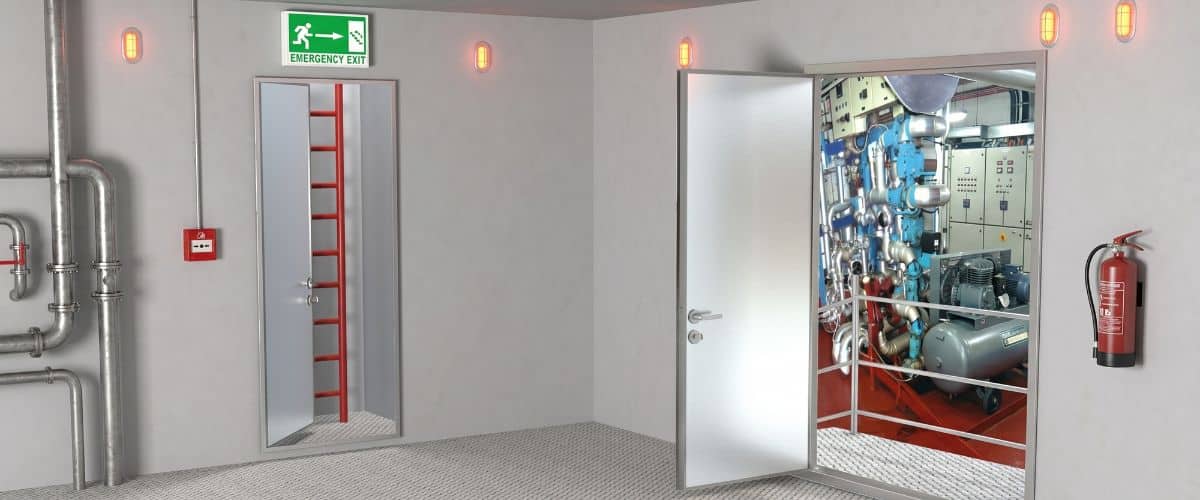 puertas marinas contra incendio